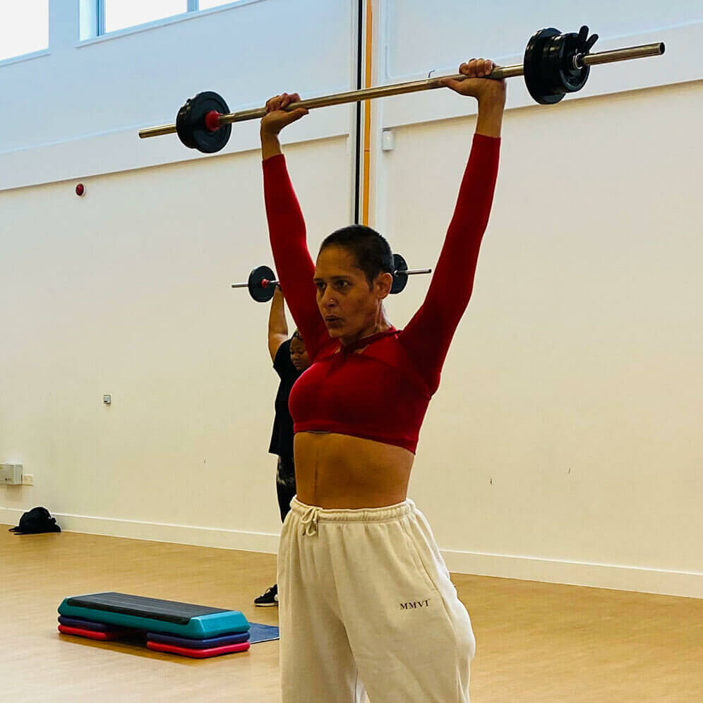 People participating in a Group Exercise Class at Moat House Leisure Centre